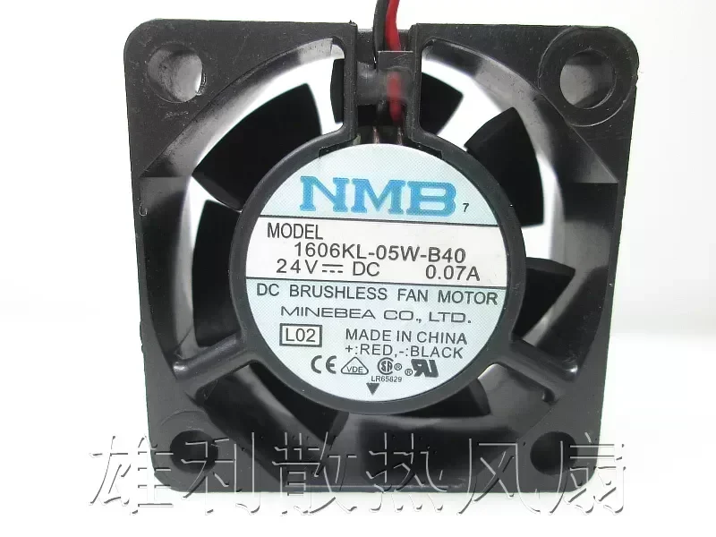 NMB 1606KL-05W-B40 4015 DC24V 0.07A Inverter cooling fan