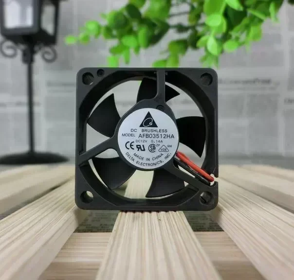 Wholesale: Delta 3510 3.5CM DC 12V 0.14A AFB03512HA 2-wire double ball bearing large air fan