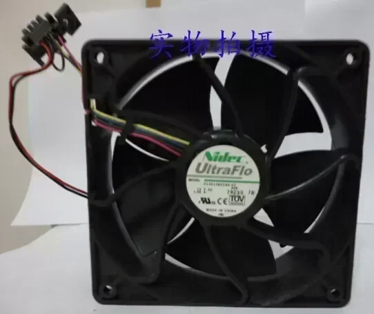 The original NIDEC V12E12BS1B5-07 138 12V 1.85A four line PWM violent fan