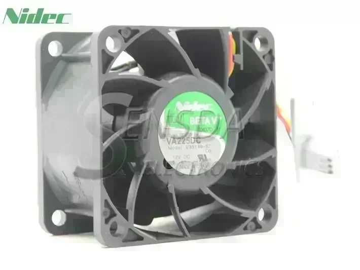 Original Nidec VA225DC V35140-57 6038 60*60*38 12V 1.1A For DL380 G2 server inverter cooling fan