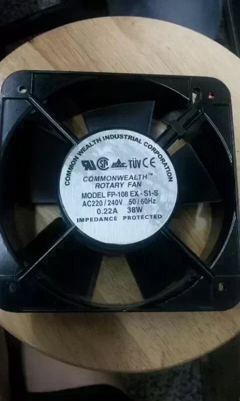 15050 sanxie axial flow fan fp-108ex-s1-s ac220v 240v 0.22a 38w cooling fan