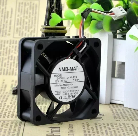 Wholesale: genuine NMB-MAT 2408NL-04W-B29 12V 0.09A 60*60* 6CM 3 line fan