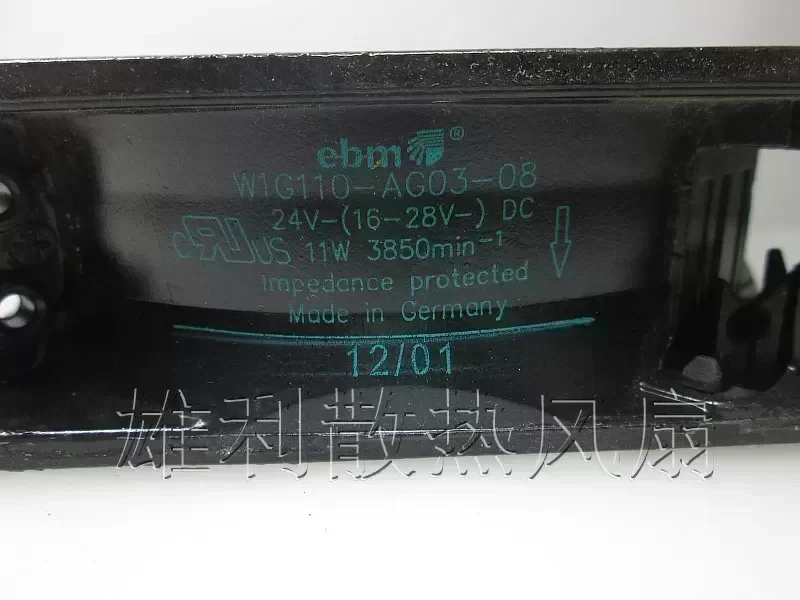 Original EBMPAPST W1G110-AG03-08 12CM 24V 11W 120*120*38MM Full Metal cooling fan