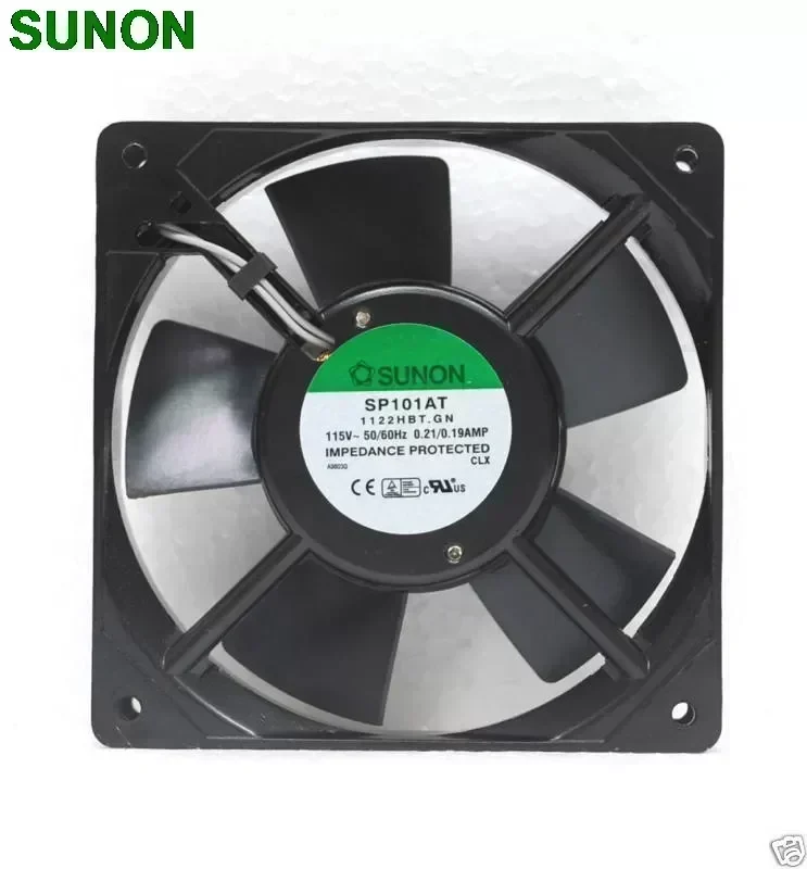 Sunon SP101AT 1122HBT AC Fan 12CM 12025 1225 120x120x25mm 115VAC 0 2A cooling fan Axial Fan