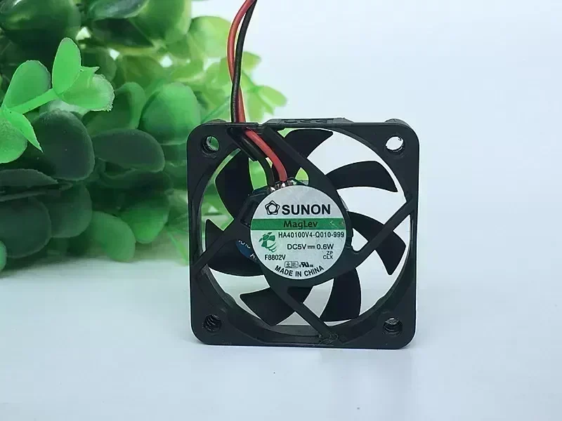 Original SUNON HA40100V4-Q-010-999 DC5V 0.6W 4cm 4010 40 * 40 * 10MM Magnetic Suspension Silent Wind