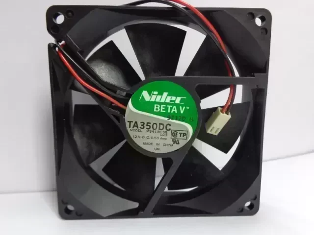 New Original Nidec TA350DC M34138-55 CQ3 DC12V 0.50A 92*92*25MM Computer cooling fan