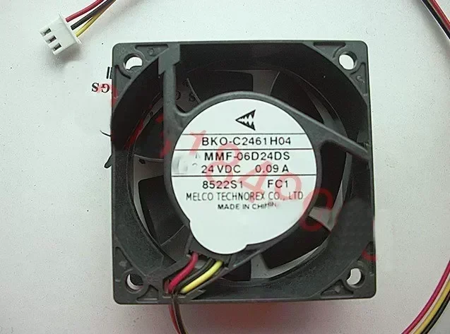 New Original Nidec Inverter fan for Mitsubishi BKO-C2461H04 MMF-06D24DS FC1 24V 0.09A 60*60*25MM