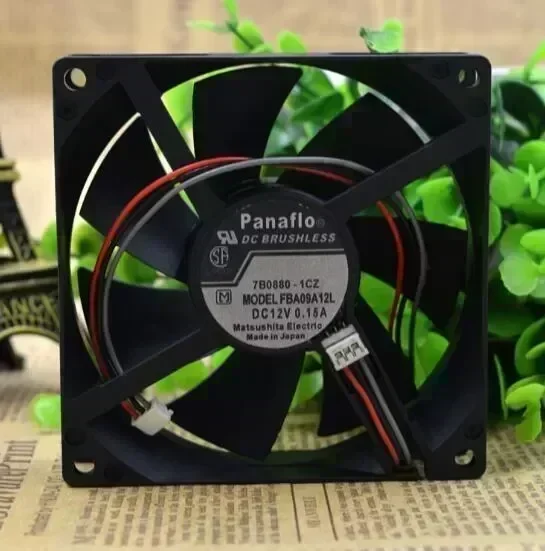 Wholesale: FBA09A12L 9025 0.15A 12V three wire speed fan chassis fan
