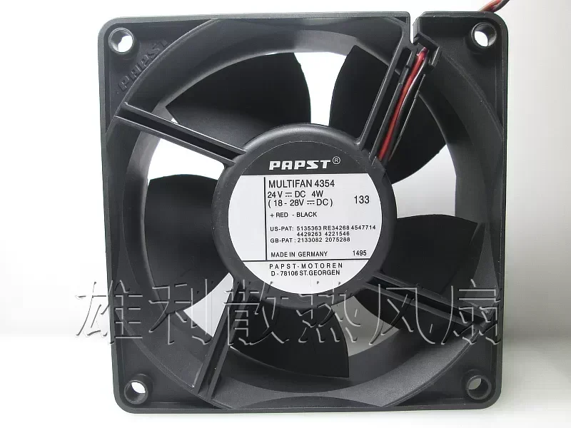 Original EBM PAPST MULTIFAN 4354 24V 4W 120*120*38MM converter axial flow cooling fan