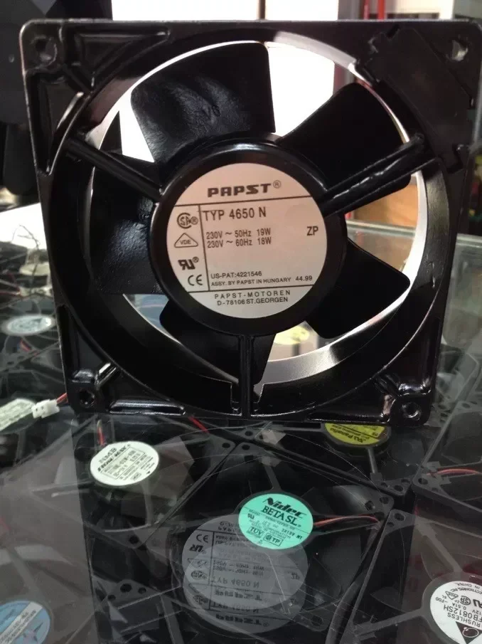 Papst 12038 12cm full metal high temperature resistant 220v cooling fan typ4650n
