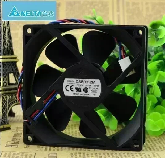 Wholesale Delta 9025 DC 12V 0.19A 9CM DSB0912M 3-wire Mute Power Computer Box Cooling Fan