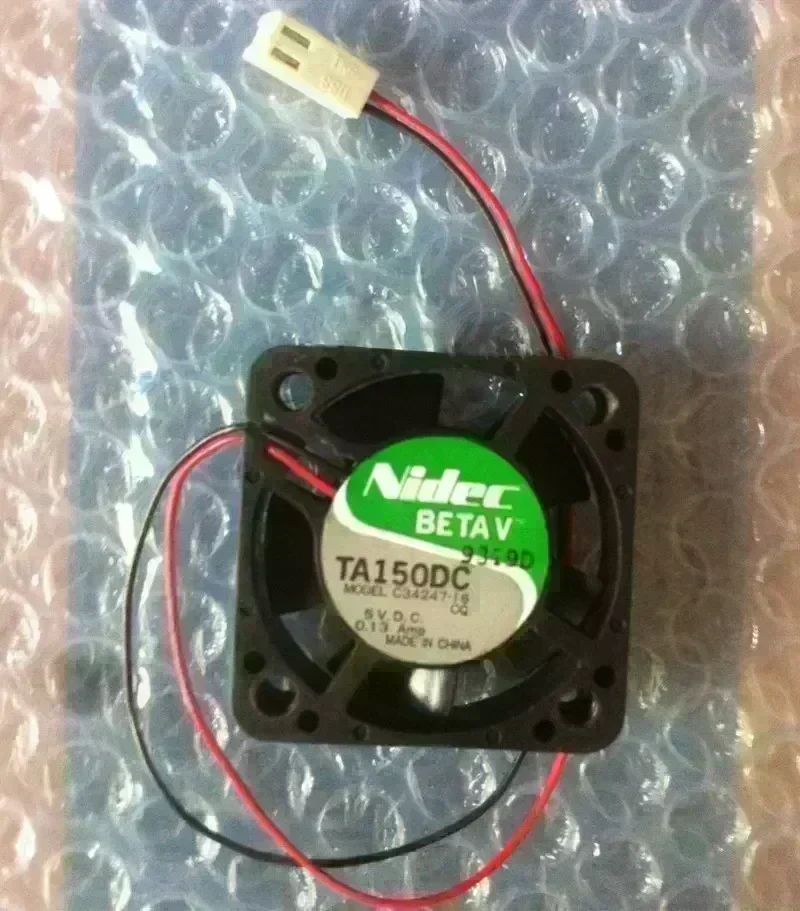 Original Nidec 4210 0.13A TA150DC C34247-16 42*42*10mm DC 5V 2 Lines NBR Bearing Set Top Box Switch Heat Sink Cooling Fan