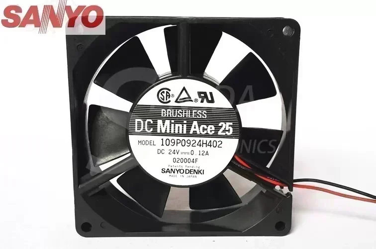 Sanyo 109P0924H402 9025 90mm DC 24V 0.12A inverter Silent Chassis cooling Fans cooler