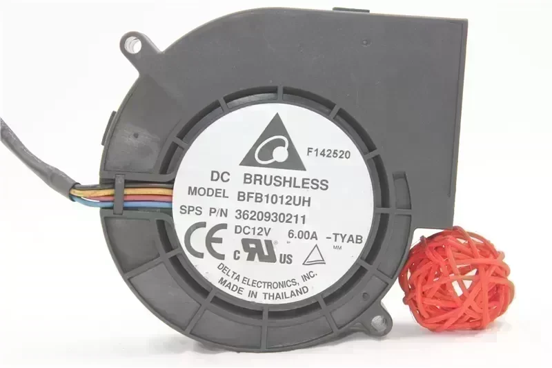 Original 9733 ultra-violent turbine exhaust fan 12V 6A BFB1012UH four-wire PWM speed control