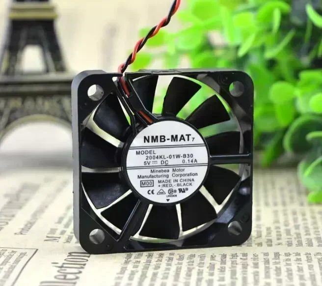 The original NMB 04KL-01W-B30 50*50*10 5CM 5V 0.14A 5 cm 2 line cooling fan