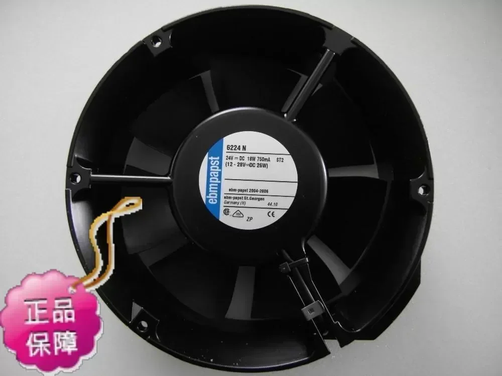 New Original German ebmpapst 6224N 172*51MM DC24V 18W inverter axial cooling radiator fan