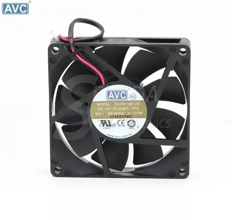 Wholesale AVC DS0815B12M 8015 80mm 8cm DC 12V 0.48A power supply chassis computer cpu server inverter cooling fans