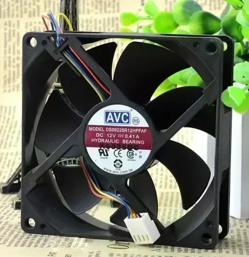 Wholesale: AVC 9025 9cm DS09225R12HPFAF 12V 0.41A 4 wire PWM CPU cooling chassis fan