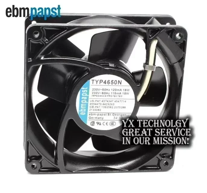 orginal Full metal 120*120*38mm TYP-4650N 12038 230V double ball AC cooling fan