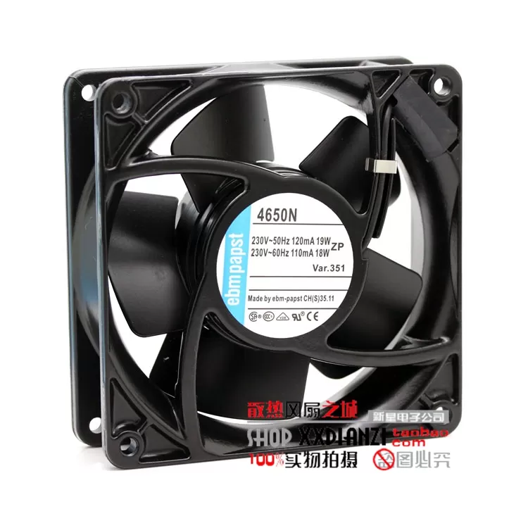 Free Delivery.All metal TYP-4650N 12038 220V double ball AC cooling fan