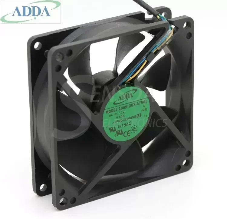 Wholesale ADDA AD0912UX-A7BGL DC12V 0.33A CPU chassis server inverter cooling fans