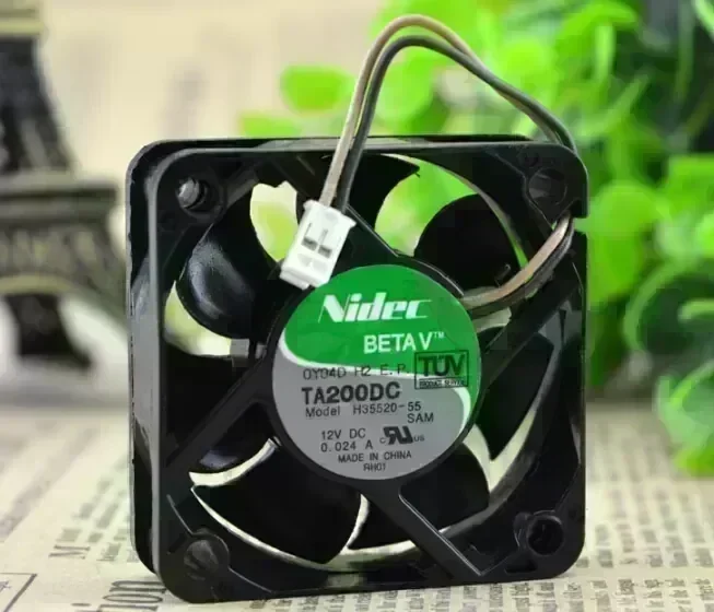 Wholesale: 50*50*15 H355-55 12V 0.024A NIDEC 2 wire cooling fan