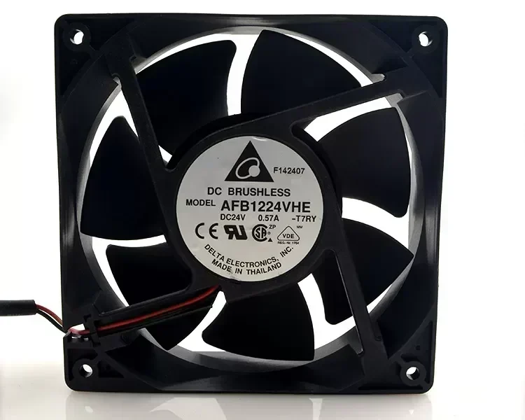 New original AFB1224VHE 24V 0.57A 12cm 12038 2-wire inverter cooling fan