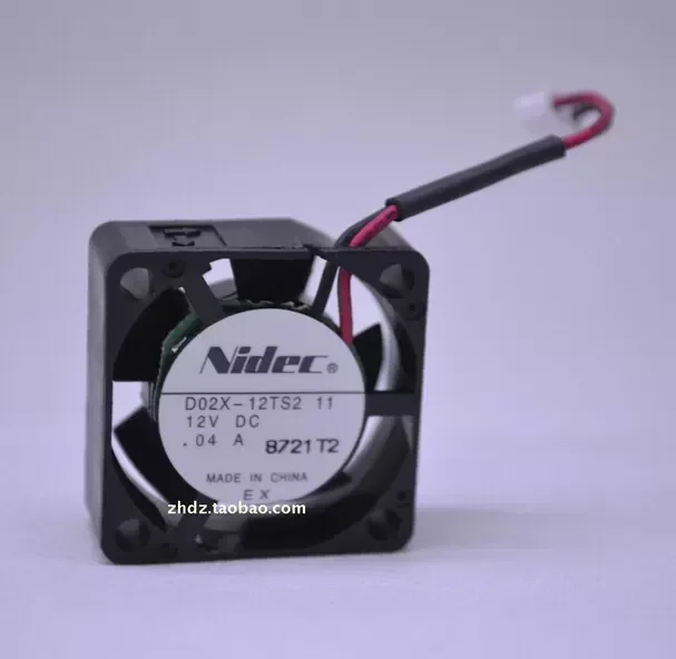 Wholesale: genuine NIDEC 2510 12V 04 0.04A 2.5CM D02X-12TS2 2 line fan
