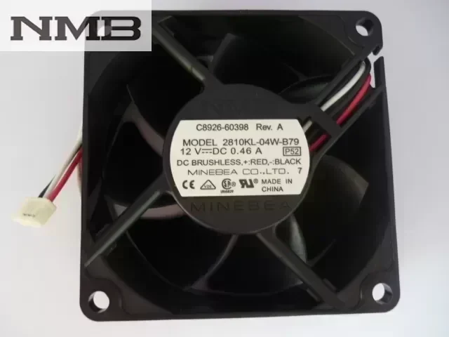 NMB 2810KL-04W-B79 7025 7cm 70X70X25MM DC 12V 0.46A Server Inverter PC Case Cooling fan
