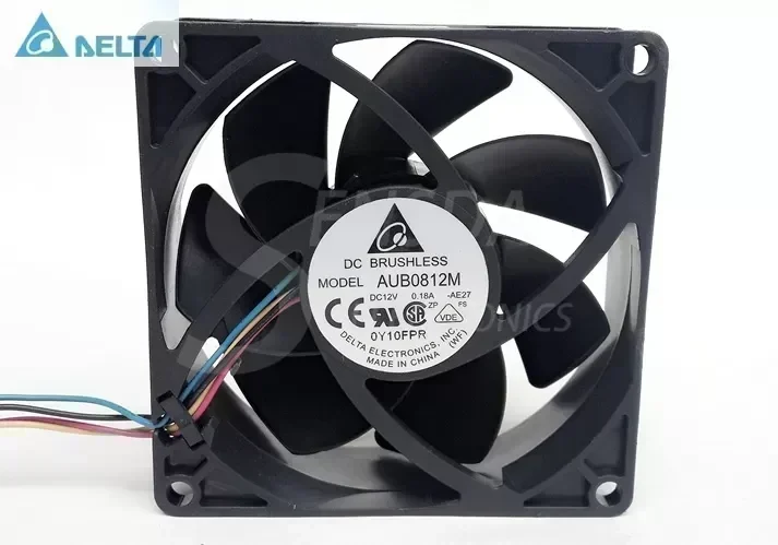 Wholesale Delta 8025 AUB0812M 80mm 8cm 12V 0.18A DC Brushless axial Cooling Fan blower