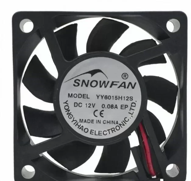 SNOWFAN 6cm 6015 12v 6015YY6015H12S 12V 0.08A Power supply fan
