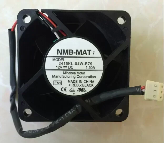 NMB 2415KL-04W-B79 12V 1.50A 6CM 60*60*38mm three wire speed and air cooling fan