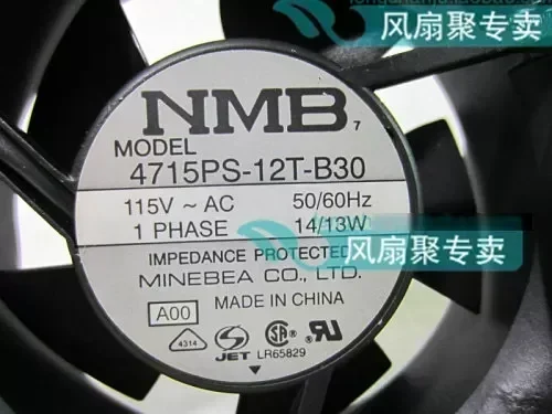 New Original NMB 4715PS-12T-B30 12cm 12038 115V 14/13W aluminum frame AC cooling fan