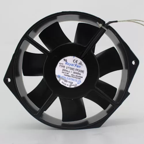 Royal Fan UT795C-TP9 [A58] AC200V 36/31W 172*150*38MM 2 wires cooling fan