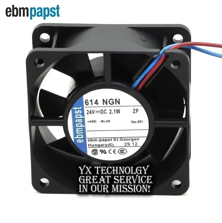 Original TYP 614NGN 24V 2.1W 6025 6cm high-end equipment fan 60*60*25mm