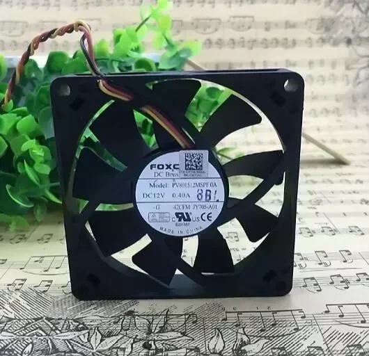 Wholesale: PV801512MSPF0A 12V 0.40A 8015 8cm 3line large air volume fan