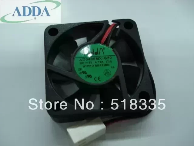The new ADDA AD0405MX-G70 4010 4cm 5V DC 0.11A server inverter PC case cooling fan