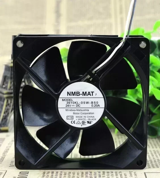 SSEA New cooling fan for NMB 3610KL-05W-B50 9025 24V 0.A 4.8W 92*92*25mm