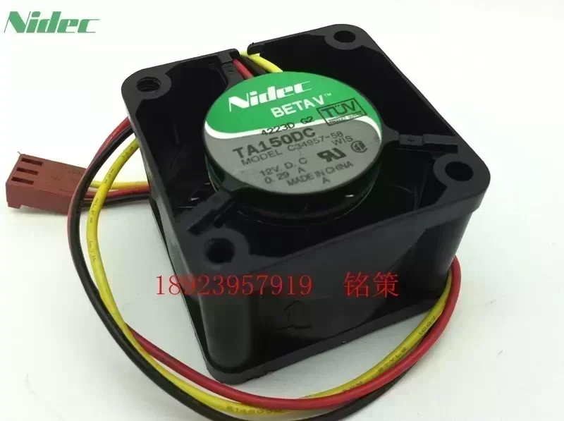 Wholesale Nidec TA150DC C34957-58 12V 0.29A 4028 40mm 4cm server for Cisco switch fan