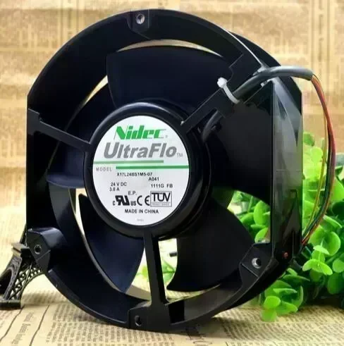 Nidec X17L24BS1M5-07A041 17250 DC 24V 3.8A 17250 17CM Axial Flow Cooling Fan