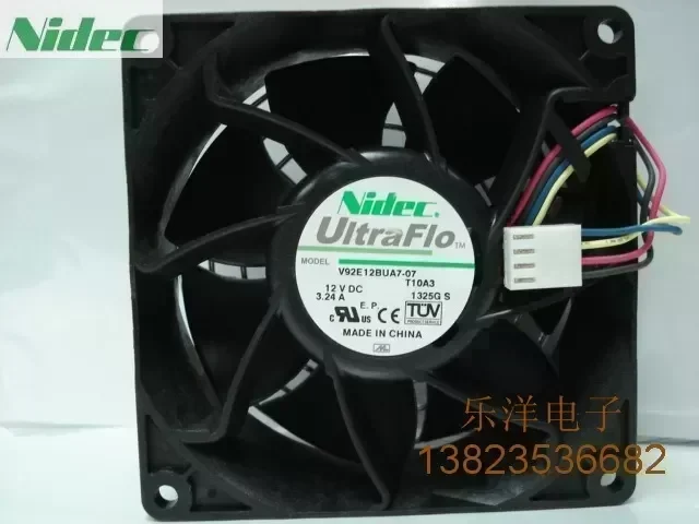 Wholesale original NIDEC V92E12BUA7-07 9038 12V 3.24A 9CM cooling fan