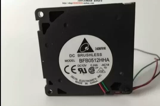 Wholesale: Delta BFB0512HHA 5010 12V 0.24A 5CM three-line centrifugal turbine fan blower