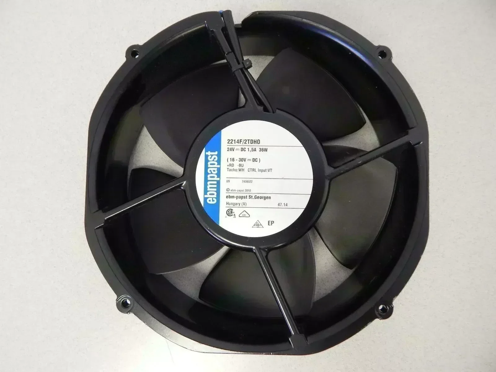 NEW EBM PAPST 2214F/2TDHO S-FORCE GENERATION TUBEAXIAL 0x51mm ROUND FAN