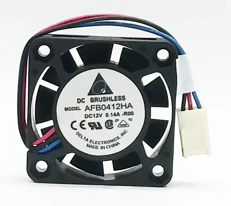 Delta AFB0412HA 4cm 4010 DC 12V 0.14A 2 Lines Or 3 Lines Mini Micro Silent Quiet Computer Server Case Cooler Axial Cooling Fan