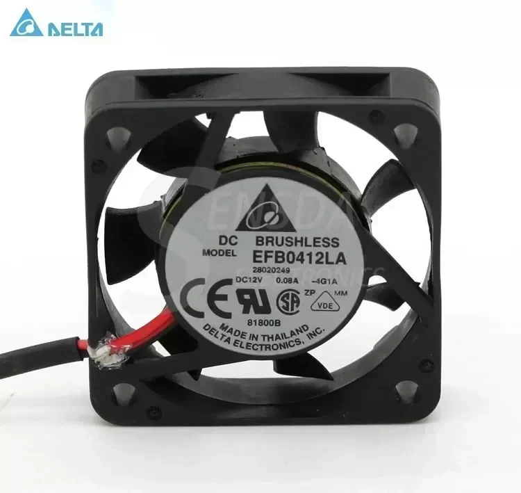 Delta EFB0412LA 4cm best silent quiet 40mm fan 4010 12V 0.08A cpu computer inverter cooling axial cooler