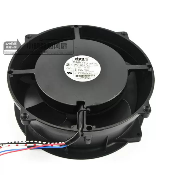 Original ebm W1Q180-AA01-24 DC24V 36W cm Polygon Machine Radiator Fan