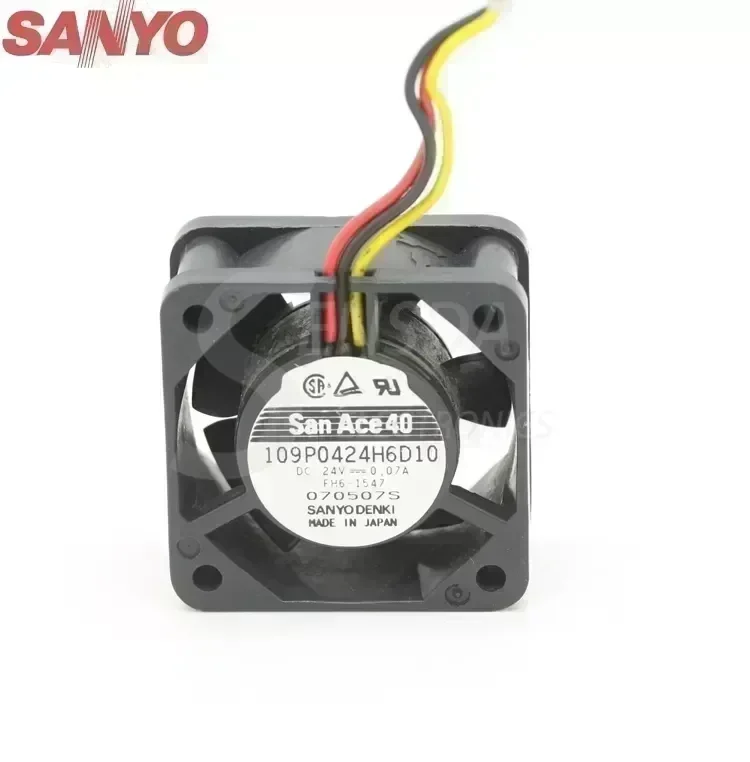 Sanyo 109P0424H6D10 40 24V 0.07A 40mm 4cm computer case cpu axial cooling fan blower cooler