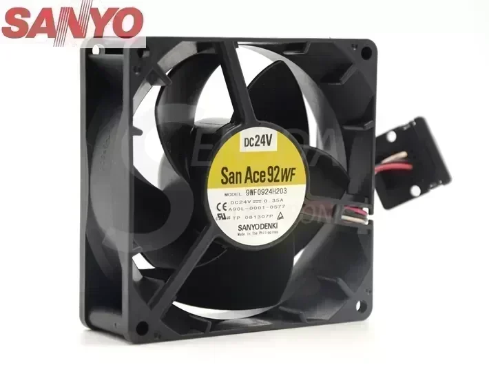 Sanyo 9WF0924H3 24V 0.35A A90L-0001-0577 waterproof cooling Fan