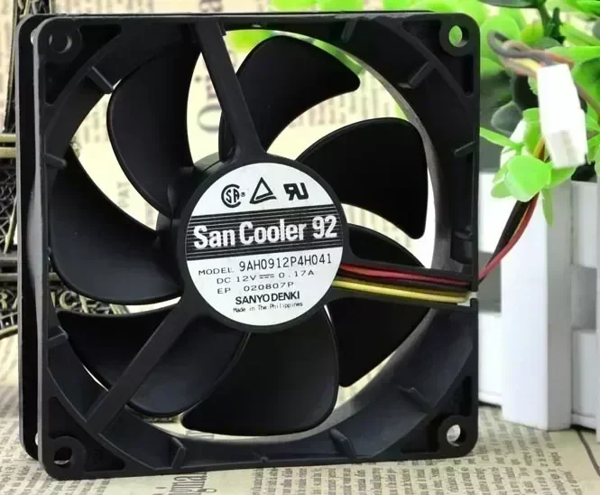 Sanyo 9AH0912P4H041 9025 9cm 12V 0.17A cooling fan