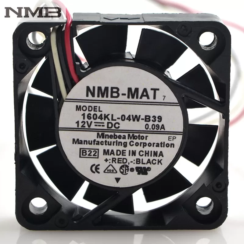 NMB 1604KL-04W-B39 4cm 4010 12V 0.09A drive cooling fan